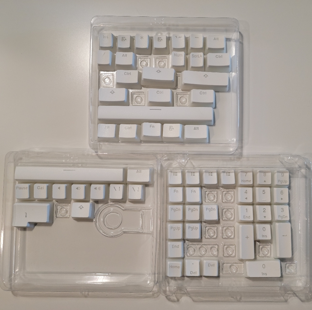 Replacement Glorious White Aura v2 Keycaps